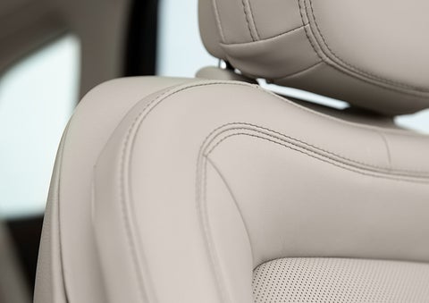Fine craftsmanship is shown through a detailed image of front-seat stitching. | Golden Circle Lincoln in Jackson TN